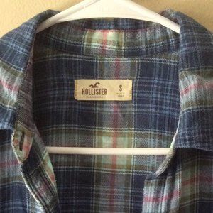 Hollister Long Sleeve Button Down Shirt Women Size S